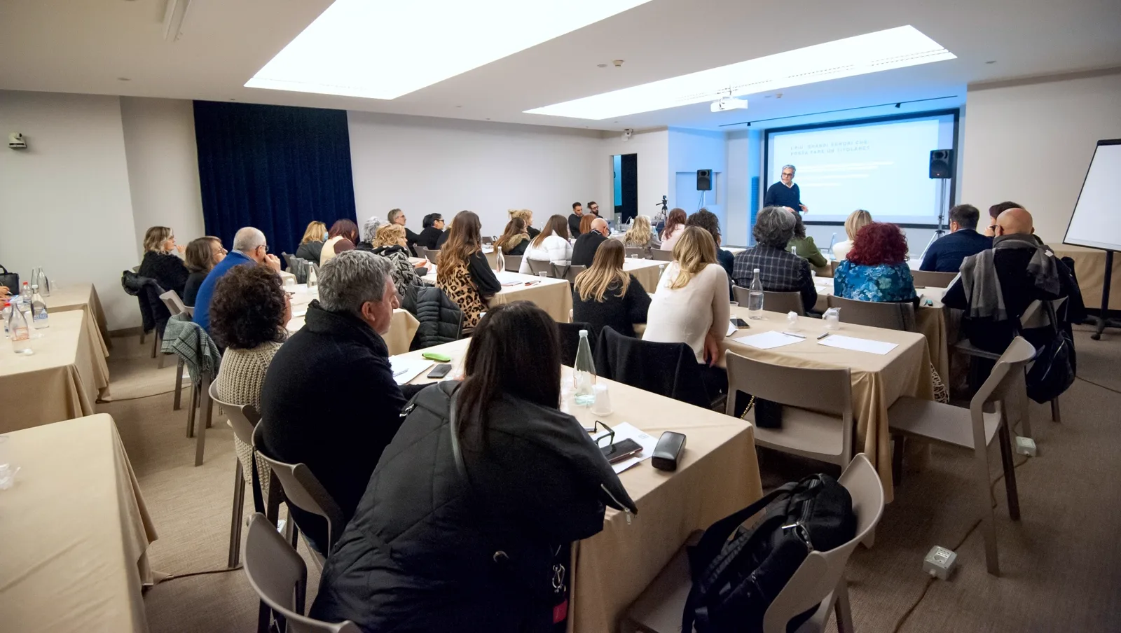 La sala durante una giornata di formazione Image & Beauty